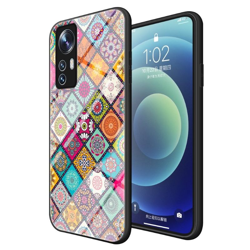 Hoesje voor Xiaomi 12 Mandala-caleidoscoop Met Standaard