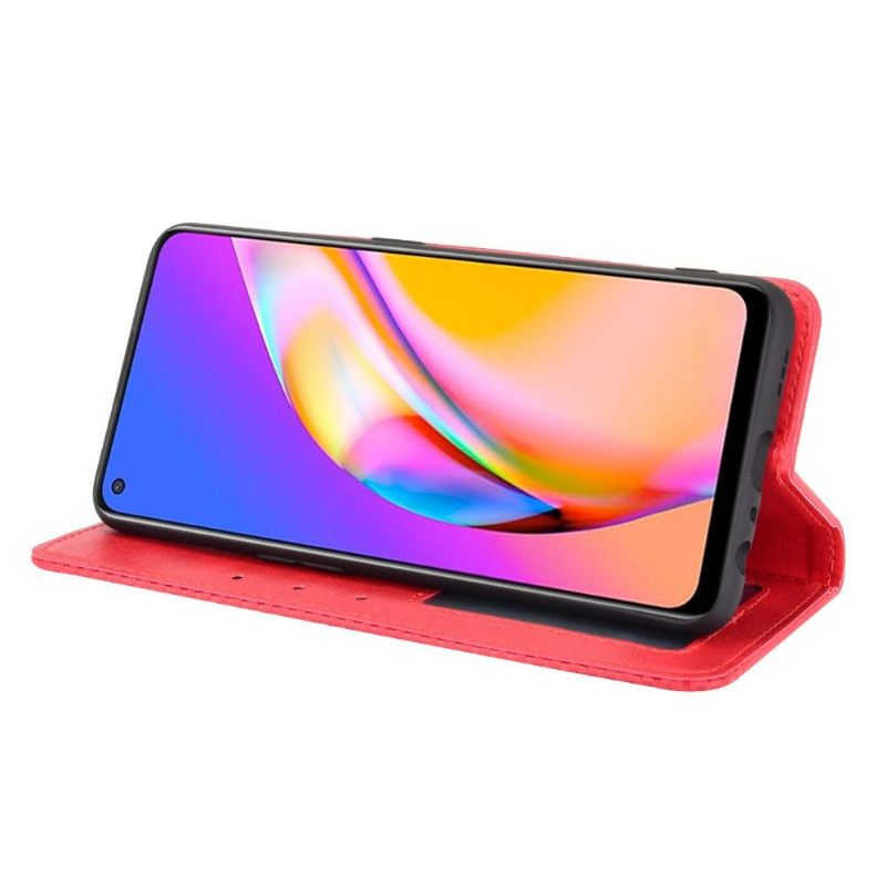 Cover voor Oppo A94 5G De Lederen Stijl Cirénius