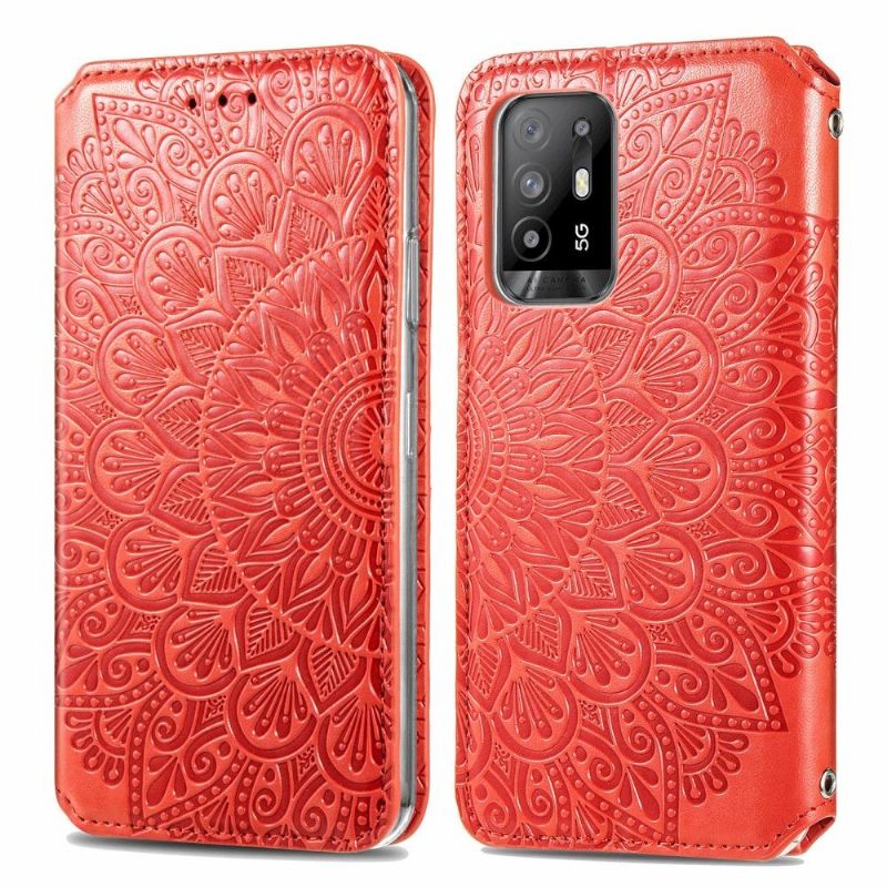 Folio-hoesje voor Oppo A94 5G Chique Mandala Kunstleer