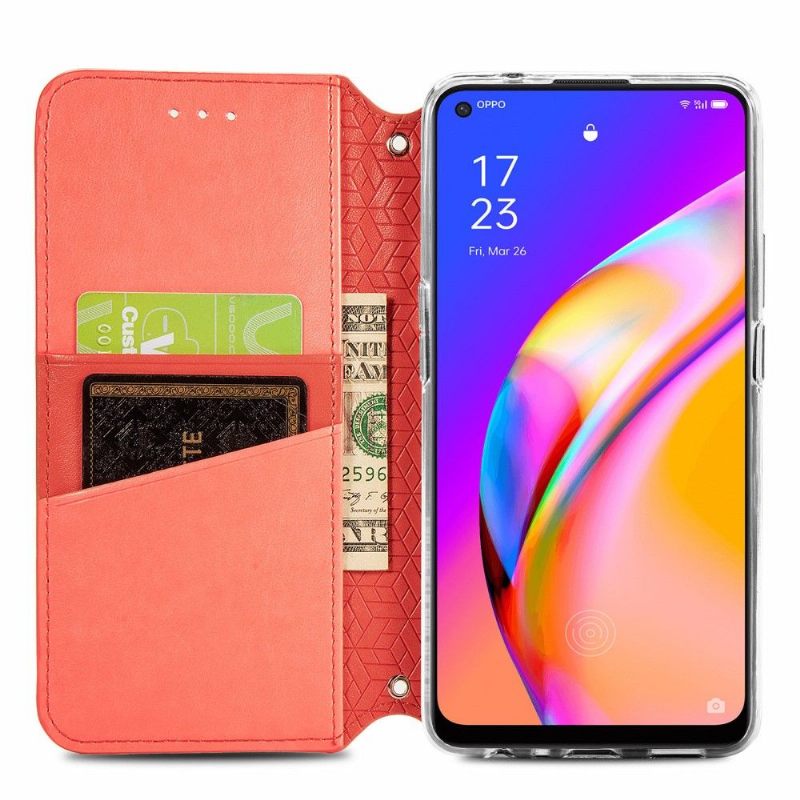 Folio-hoesje voor Oppo A94 5G Chique Mandala Kunstleer