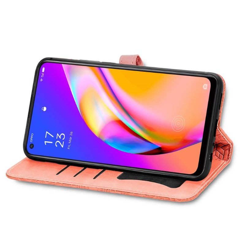 Folio-hoesje voor Oppo A94 5G Mandalablad