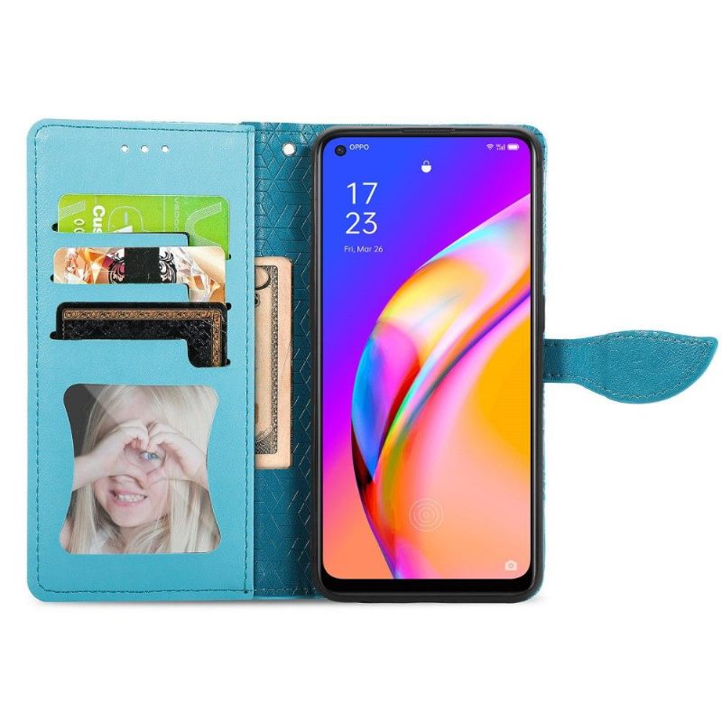 Folio-hoesje voor Oppo A94 5G Mandalablad