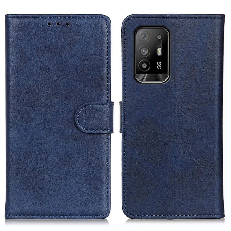 Folio-hoesje voor Oppo A94 5G Marius Mat Leereffect