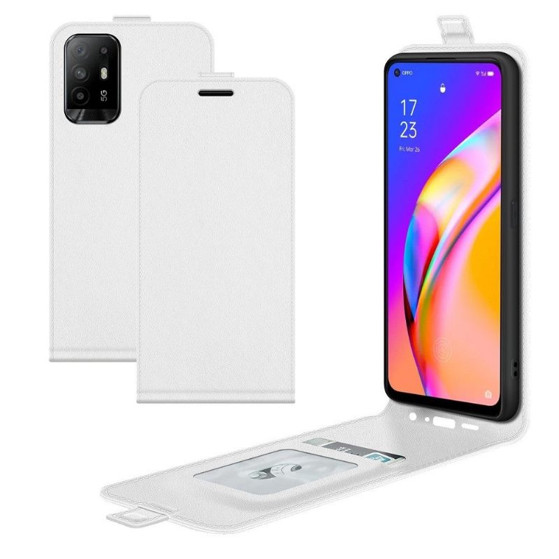 Folio-hoesje voor Oppo A94 5G Verticaal Kunstleer