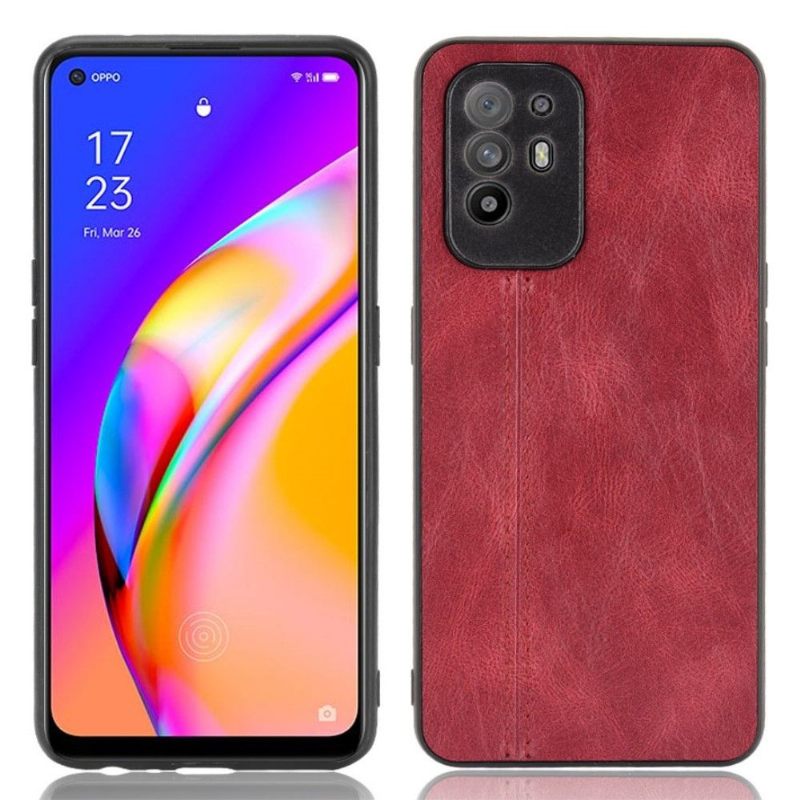 Hoesje voor Oppo A94 5G Leereffect