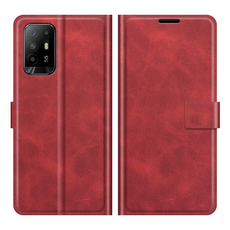 Leren Hoesje voor Oppo A94 5G Portemonnee Leren Leerstijl