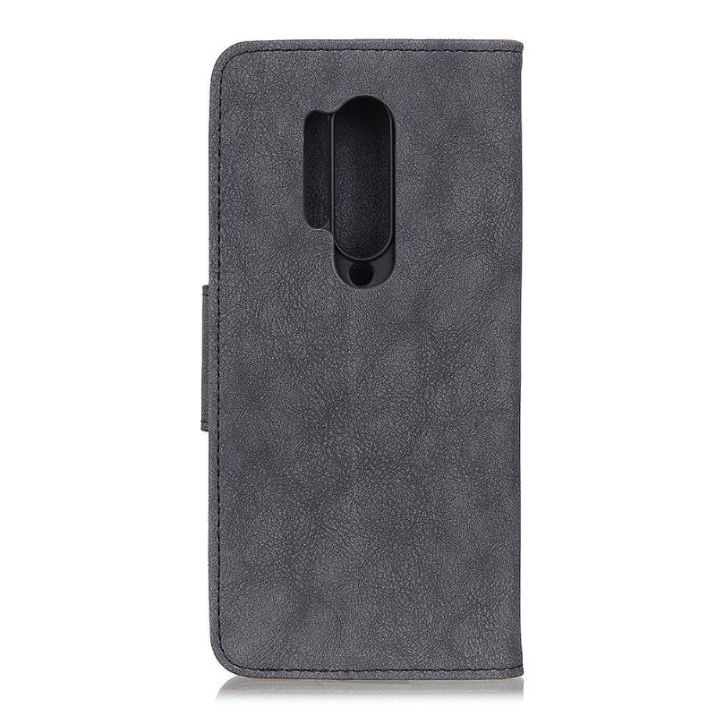 Case voor OnePlus 8 Pro Bescherming Edouard Kunstleer Vintage