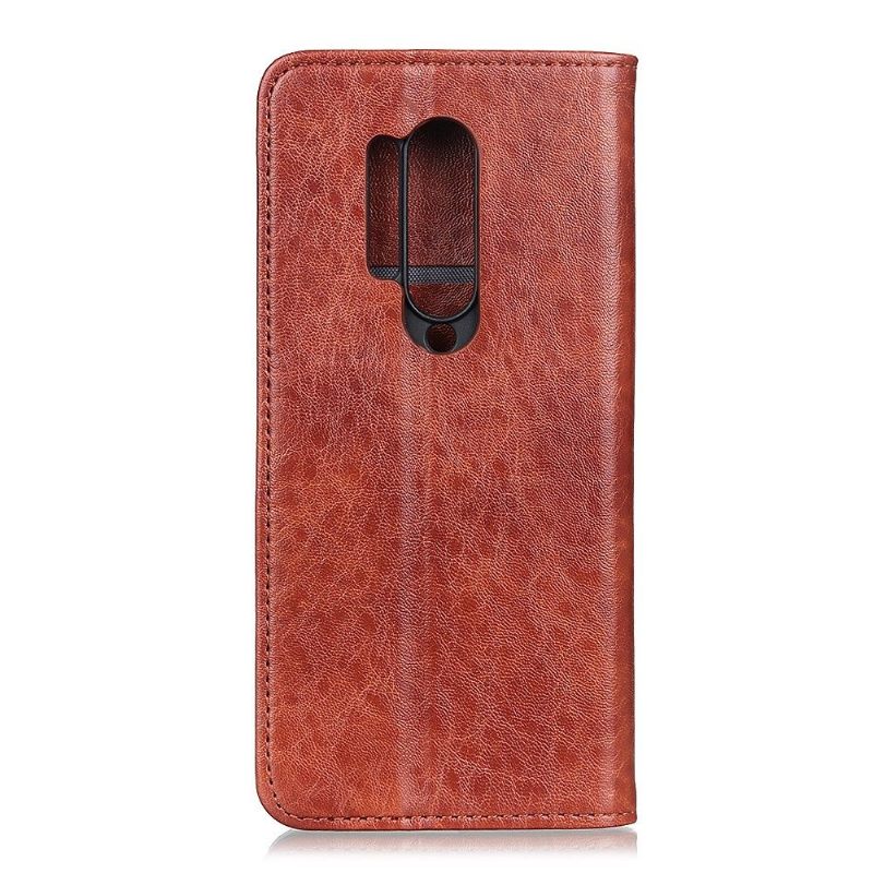 Cover voor OnePlus 8 Pro Folio-hoesje Imitatieleer