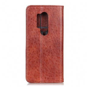 Cover voor OnePlus 8 Pro Folio-hoesje Imitatieleer