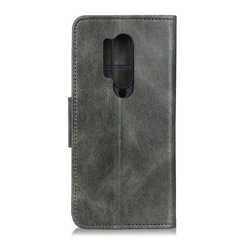 Cover voor OnePlus 8 Pro Folio-hoesje Ondersteuningsfunctie Van Kunstleer