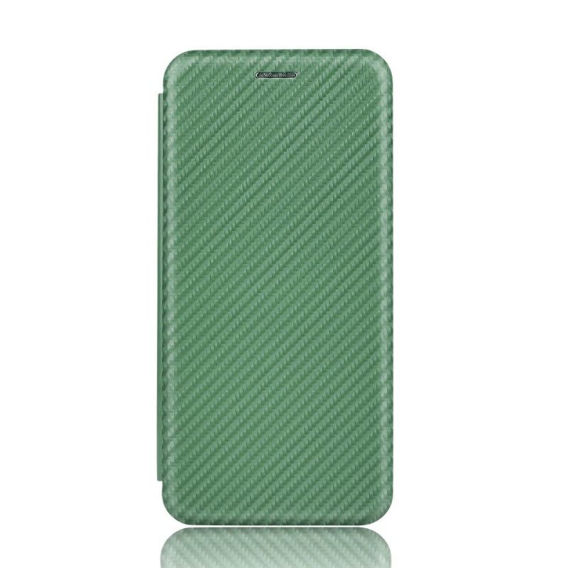 Folio-hoesje voor OnePlus 8 Pro Koolstofvezeleffect - Groen