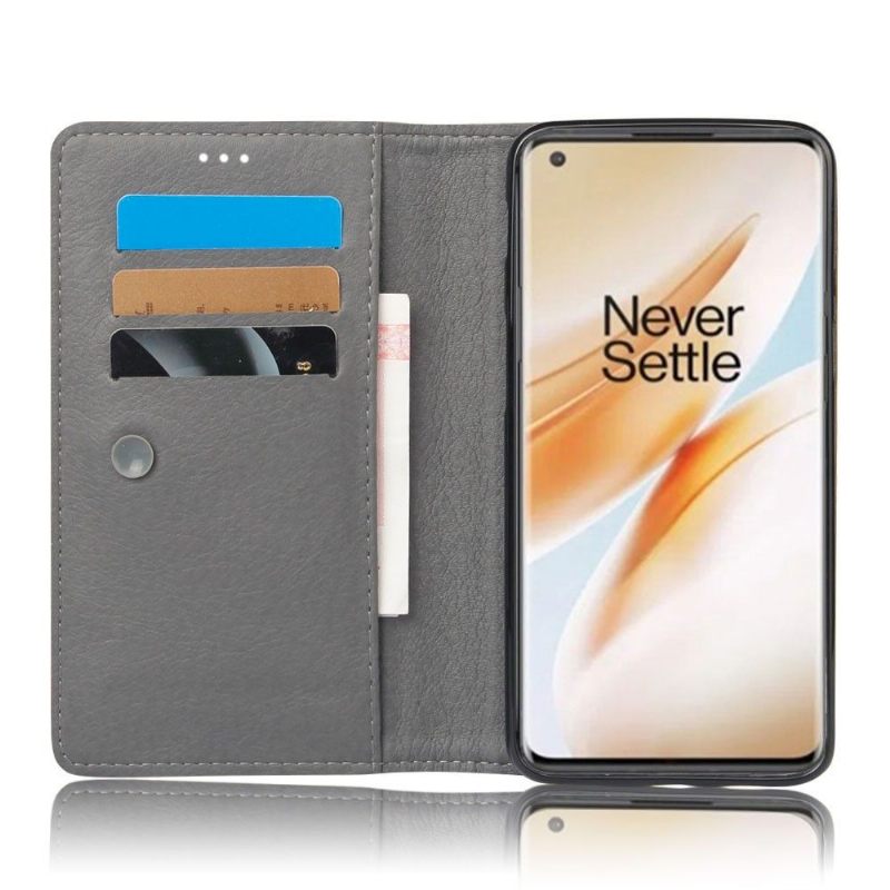 Folio-hoesje voor OnePlus 8 Pro Mday-stijl Lederen Kaarthouder