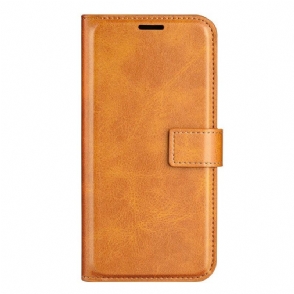 Folio-hoesje voor Samsung Galaxy S23 Plus 5G Stijl Leer Kleur