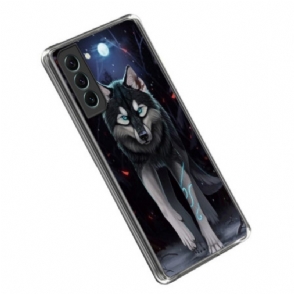 Telefoonhoesje voor Samsung Galaxy S23 Plus 5G Grafische Wolf