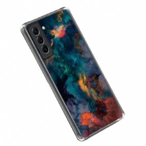 Telefoonhoesje voor Samsung Galaxy S23 Plus 5G Kleurrijke Wolken