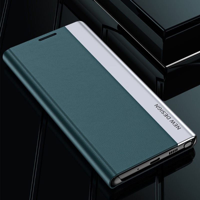 Cover voor Samsung Galaxy S20 Plus Zakelijke Magneet Met Leereffect