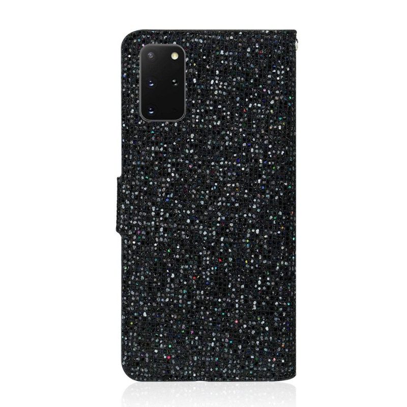 Flip Case voor Samsung Galaxy S20 Plus Glitterkaarthouder