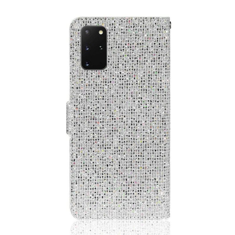 Flip Case voor Samsung Galaxy S20 Plus Glitterkaarthouder