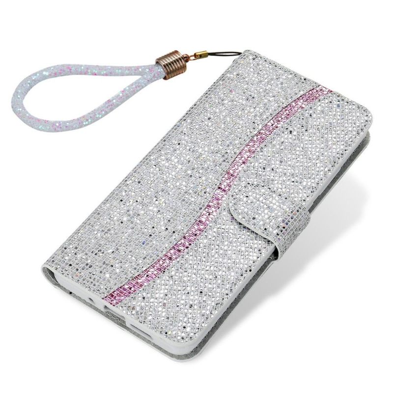 Flip Case voor Samsung Galaxy S20 Plus Glitterkaarthouder