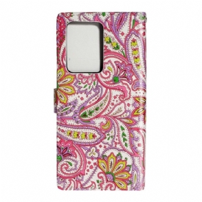 Flip Case voor Samsung Galaxy S20 Plus Paisley Bloem