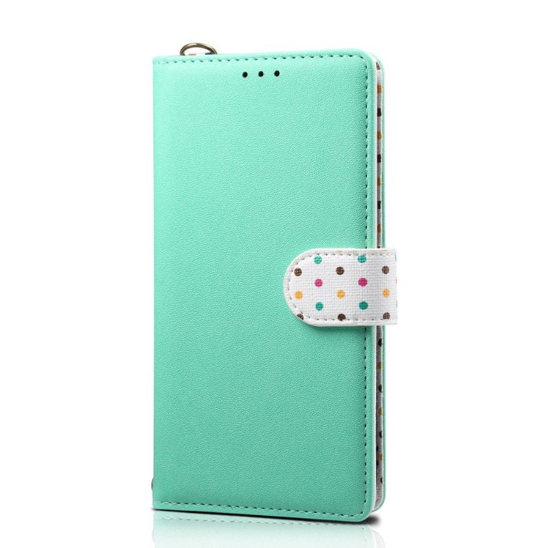 Folio-hoesje voor Samsung Galaxy S20 Plus Anti-fall Retro Polka Dot Patronen