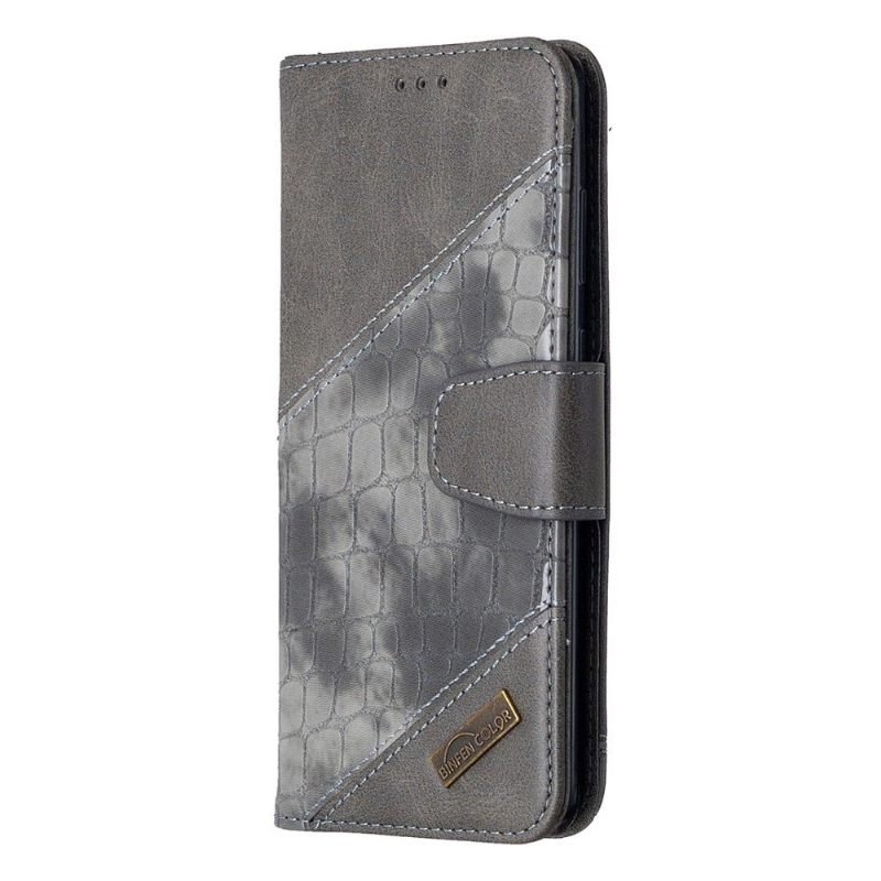 Folio-hoesje voor Samsung Galaxy S20 Plus Croc Aspect Leereffect