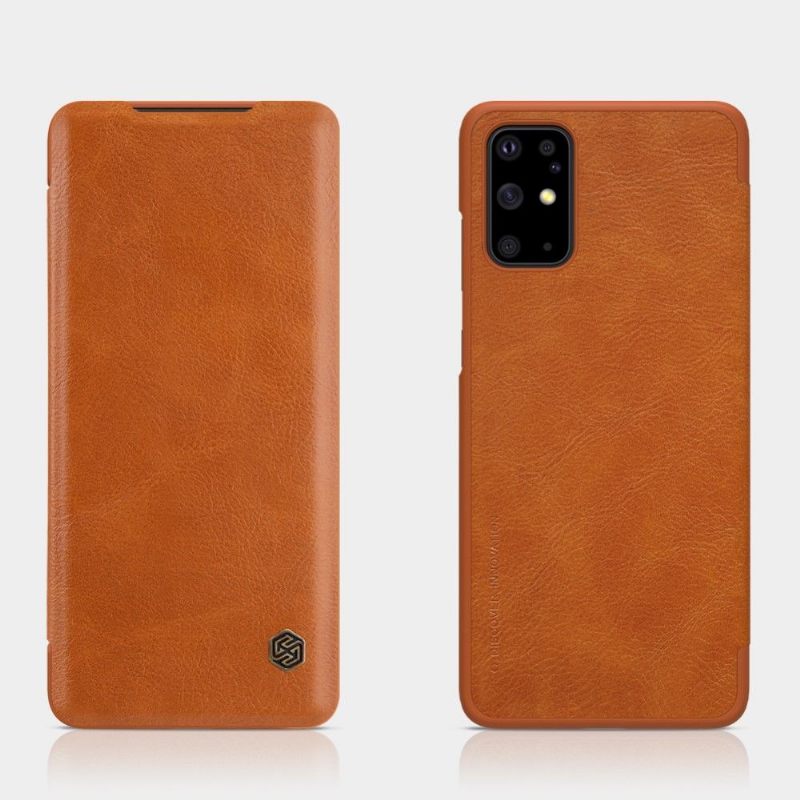 Leren Hoesje voor Samsung Galaxy S20 Plus Bescherming Nillkin Faux Leather Qin-serie