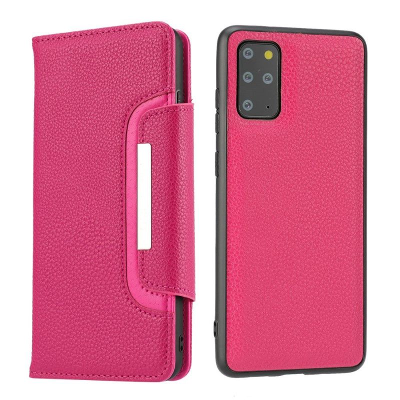 Telefoonhoesje Leren Hoesje voor Samsung Galaxy S20 Plus 2 in 1 Generfd Leereffect