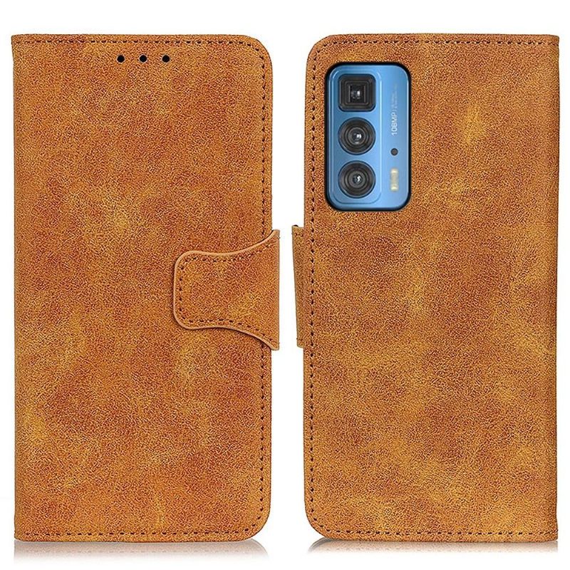 Cover voor Motorola Edge 20 Pro Edouard Kunstleer Vintage