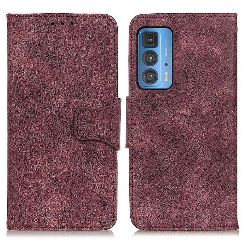 Cover voor Motorola Edge 20 Pro Edouard Kunstleer Vintage