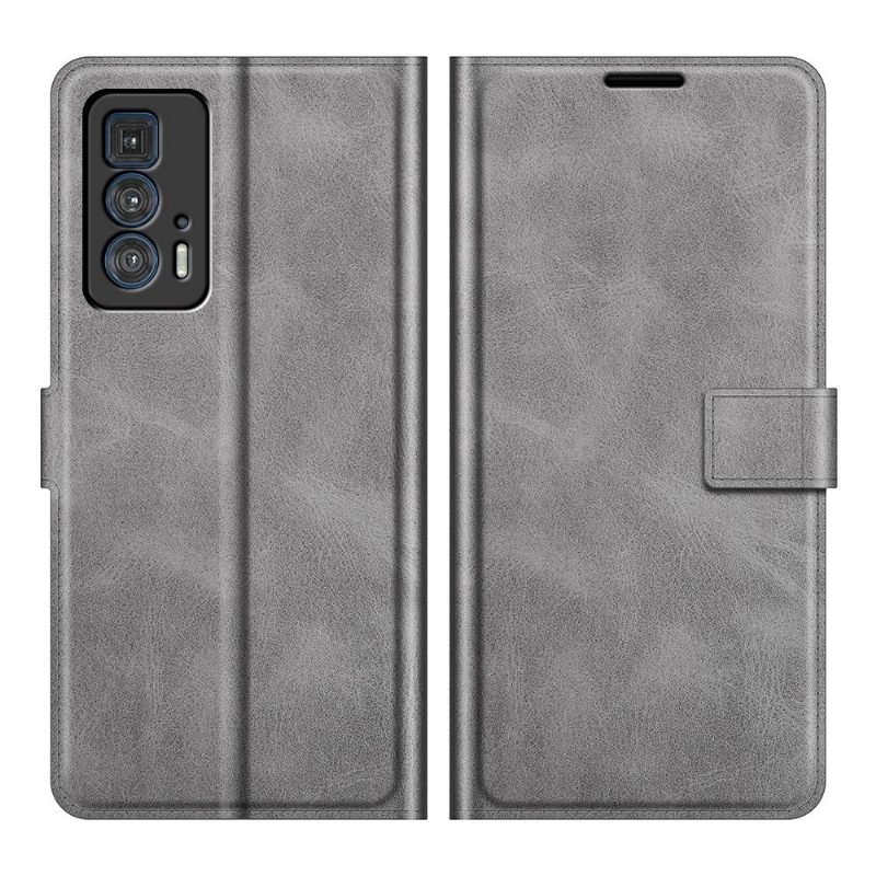 Flip Case voor Motorola Edge 20 Pro Portemonnee Leren Leerstijl