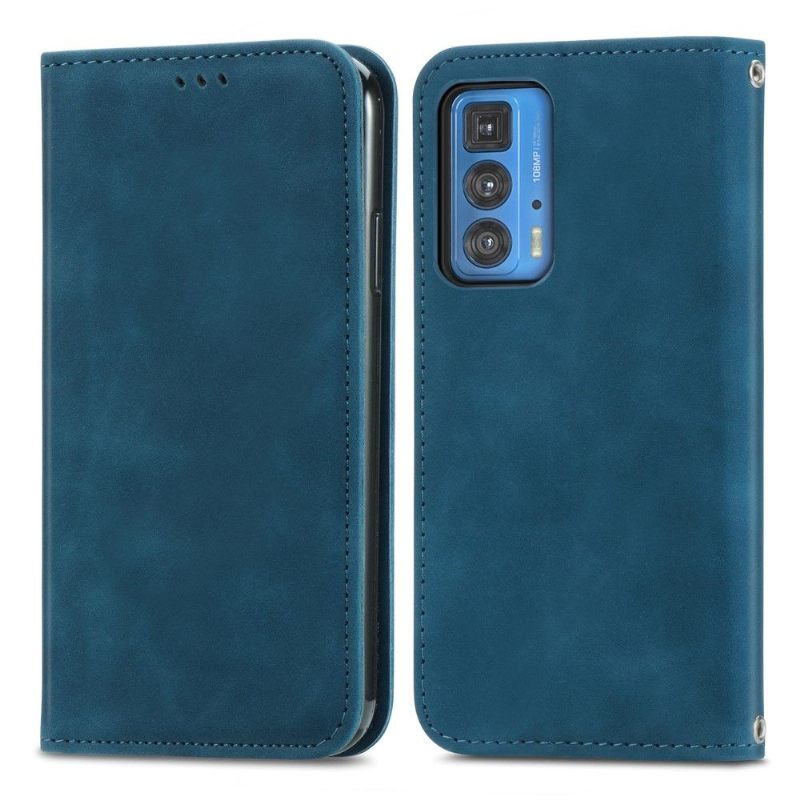 Folio-hoesje voor Motorola Edge 20 Pro Zakelijk Retro