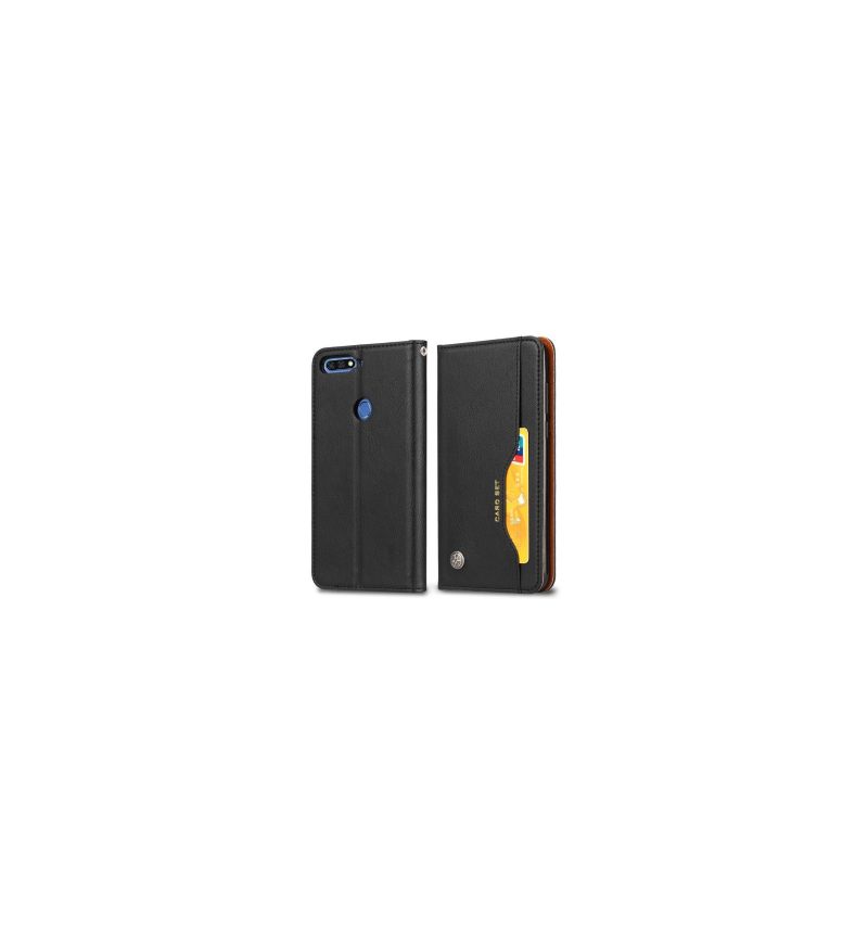 Flip Case voor Honor 7C Portemonnee Leren Leren Stand Case