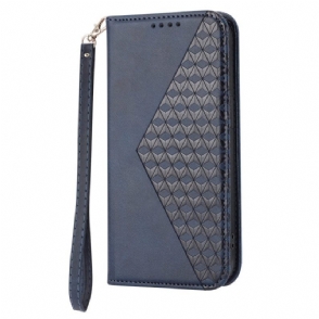 Bescherming Hoesje voor Sony Xperia 5 IV Folio-hoesje Leren Stijl Met 3d-patroon En Riem