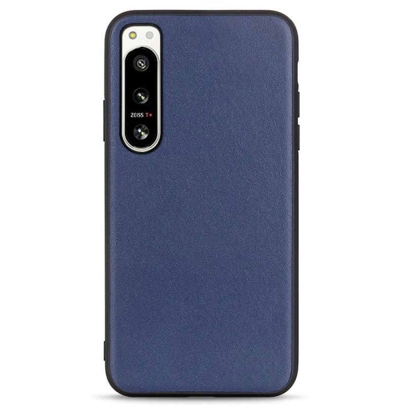 Hoesje voor Sony Xperia 5 IV Leer