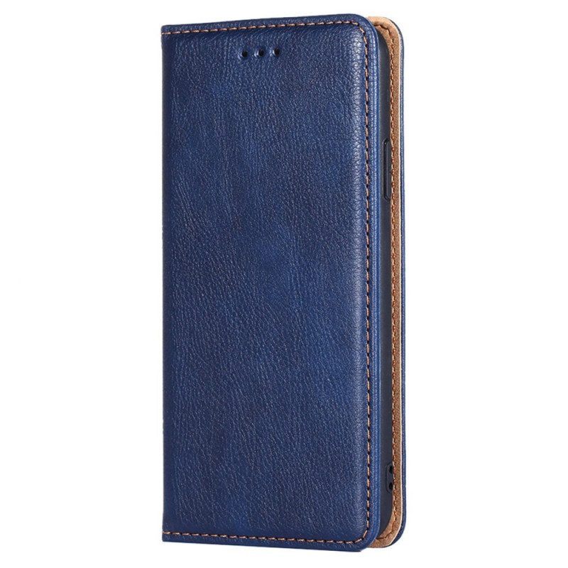 Leren Hoesje voor Sony Xperia 5 IV Vintage Ontwerp