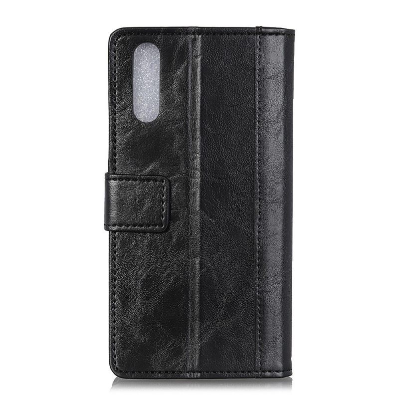 Cover voor Sony Xperia L3 Premium Leer Met Klinknagels