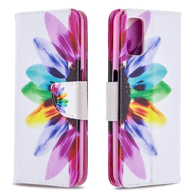 Cover voor Oppo A72 Gekleurde Bloemblaadjes