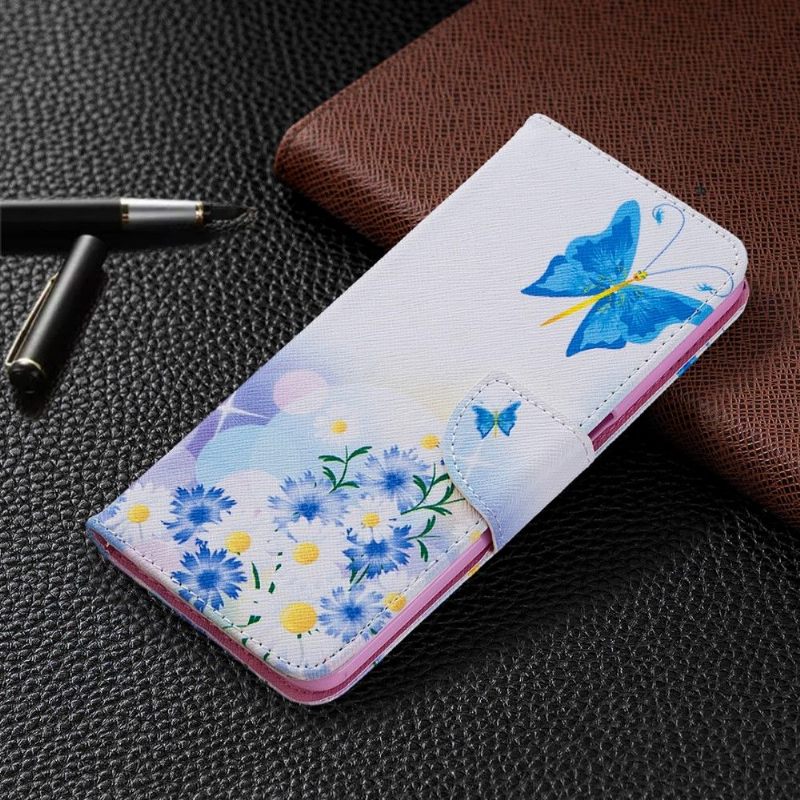 Cover voor Oppo A72 Vlinder En Madeliefjes