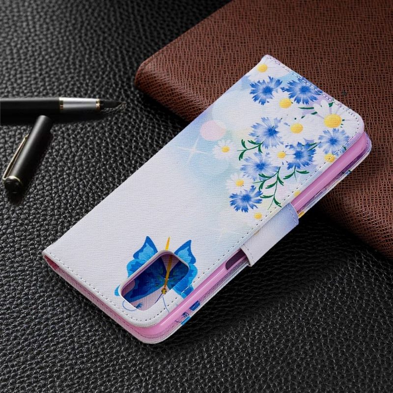 Cover voor Oppo A72 Vlinder En Madeliefjes