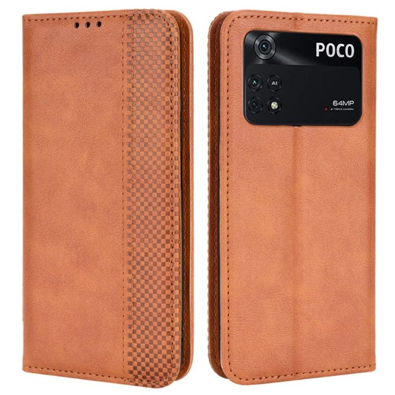 Case voor Poco M4 Pro 4G Bescherming Leer In Cirénius-stijl