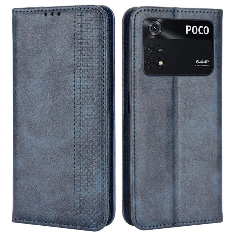 Case voor Poco M4 Pro 4G Bescherming Leer In Cirénius-stijl