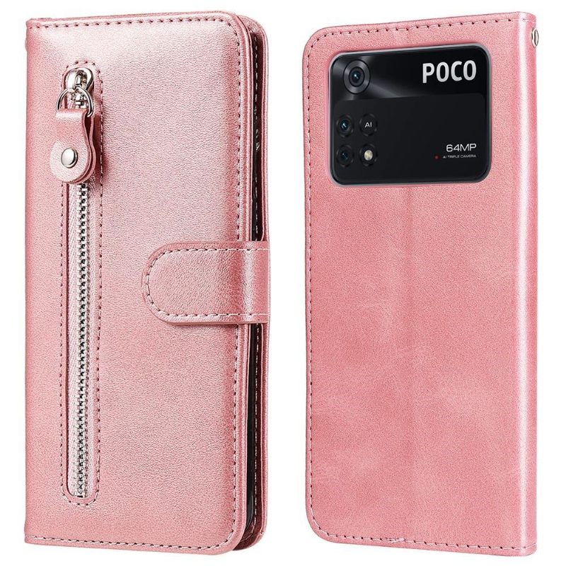 Leren Hoesje voor Poco M4 Pro 4G Bescherming Portemonnee Leren Elena Portemonnee