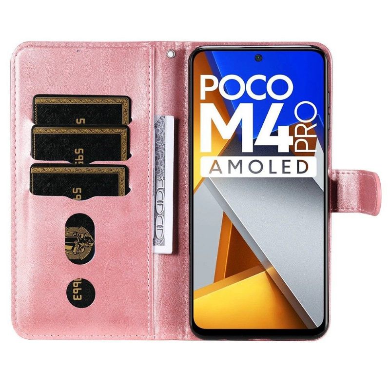 Leren Hoesje voor Poco M4 Pro 4G Bescherming Portemonnee Leren Elena Portemonnee