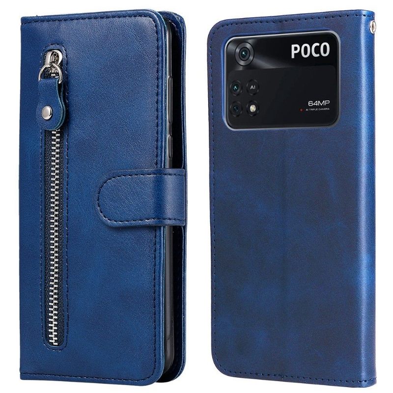 Leren Hoesje voor Poco M4 Pro 4G Bescherming Portemonnee Leren Elena Portemonnee