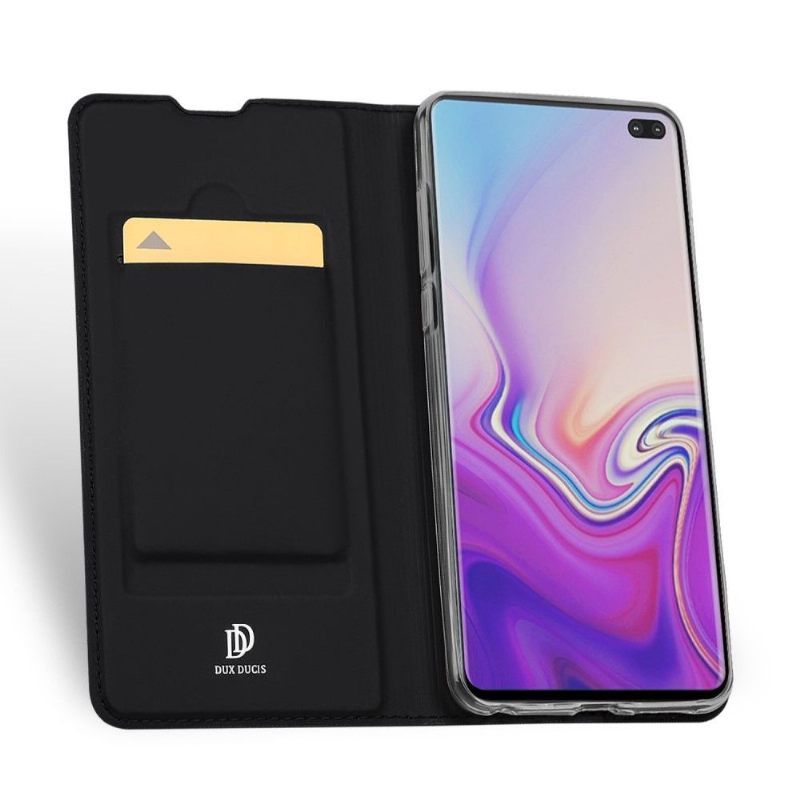 Case voor Samsung Galaxy S10 Plus Bescherming Zakelijk Kunstleer