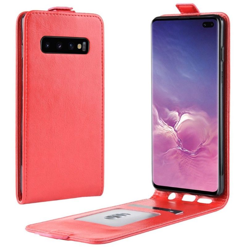 Case voor Samsung Galaxy S10 Plus Folio-hoesje Kunstleer Verticaal