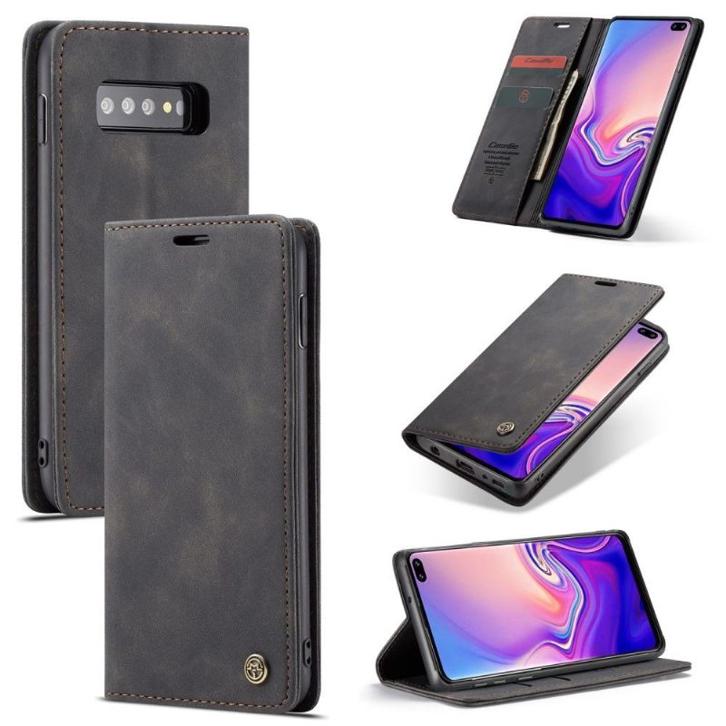 Case voor Samsung Galaxy S10 Plus Premium Kunstleer