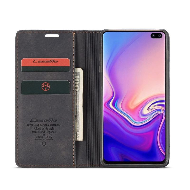 Case voor Samsung Galaxy S10 Plus Premium Kunstleer