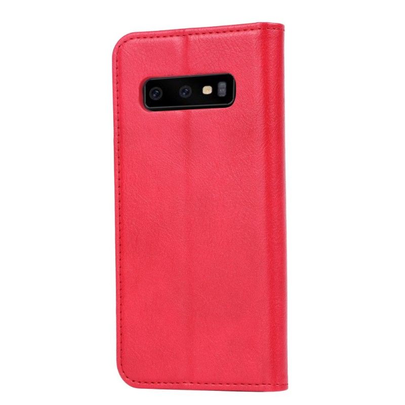 Cover voor Samsung Galaxy S10 Plus Leren Stand Case